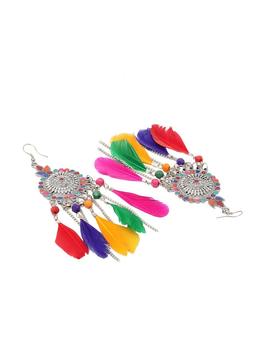 Torals Boho-Chic Feather Earrings