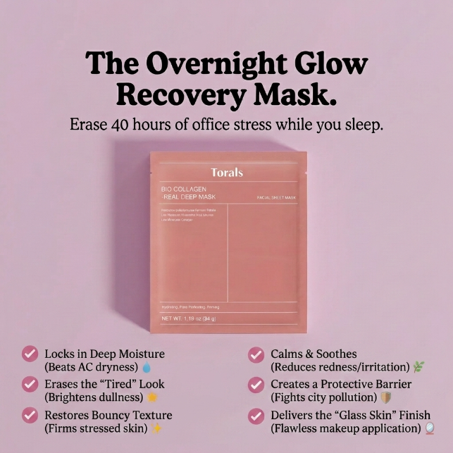 Collagen face mask