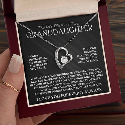 NEW* Special Gift for Granddaughter - Forever Love Necklace Gift Set - SS117FLB