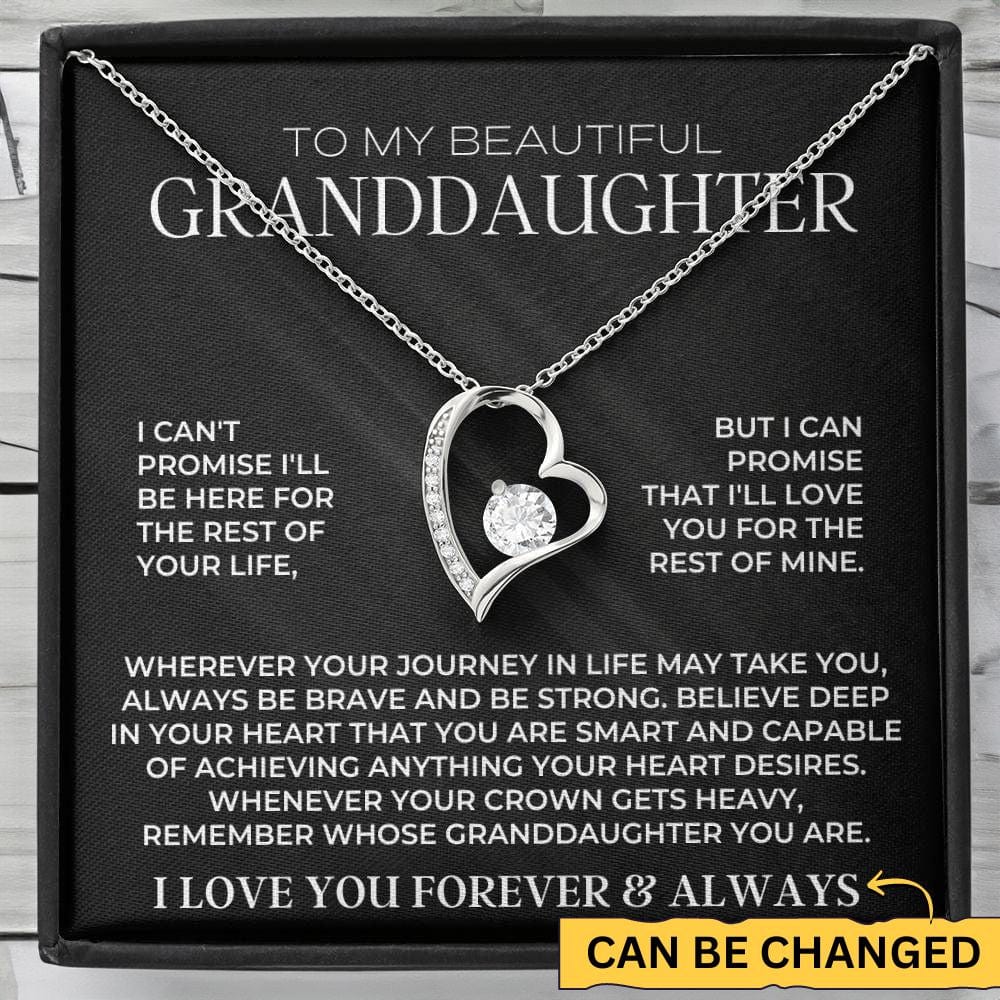 NEW* Special Gift for Granddaughter - Forever Love Necklace Gift Set - SS117FLB