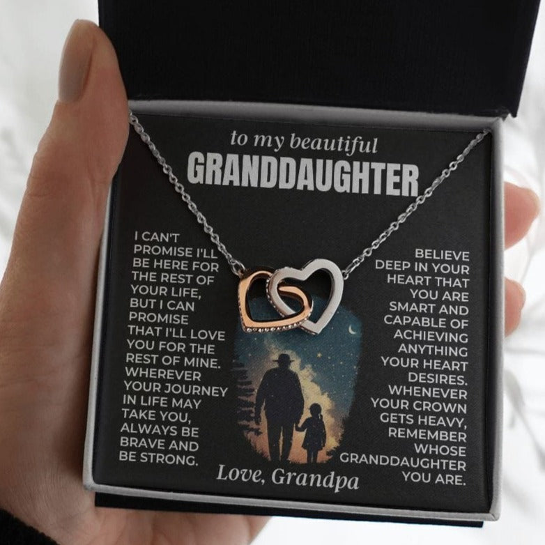 To My Granddaughter - Personalized Sign-Off - Beautiful Gift Set - SS117-23