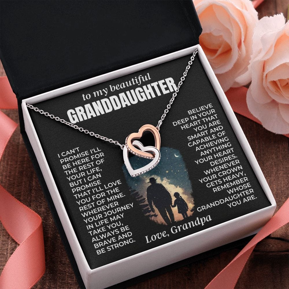 To My Granddaughter - Personalized Sign-Off - Beautiful Gift Set - SS117-23